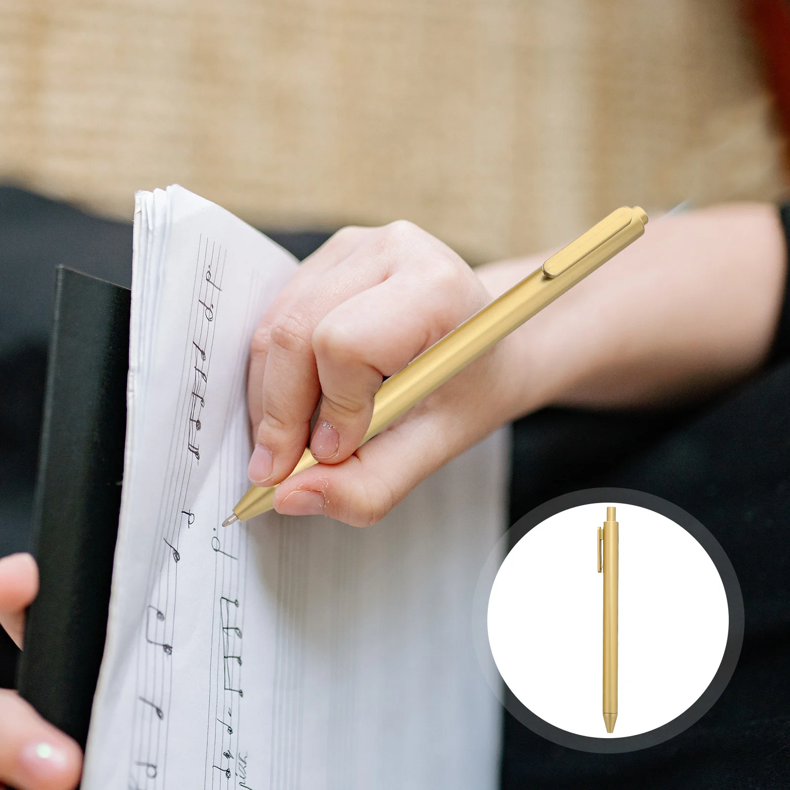 

30 шт., роскошная золотая шариковая ручка, гладкие ручки для письма, креативные канцелярские товары, профессиональная ручка для мужчин, выдвижная