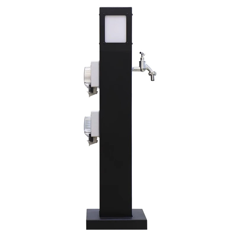 

multi-functional waterproof remote control switch vertical ground socket column, water and electricity pile