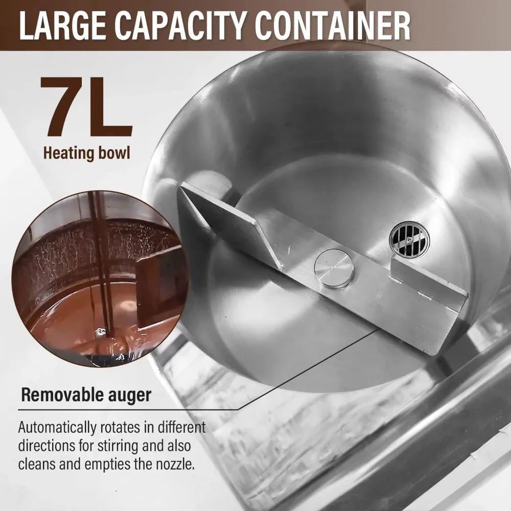 ماكينة ذوبان الشوكولاتة الصغيرة المكتبية 30 كجم الأكثر مبيعًا، ماكينة تقسية الشوكولاتة المطلية بطاولة تهتز 5 كجم #2