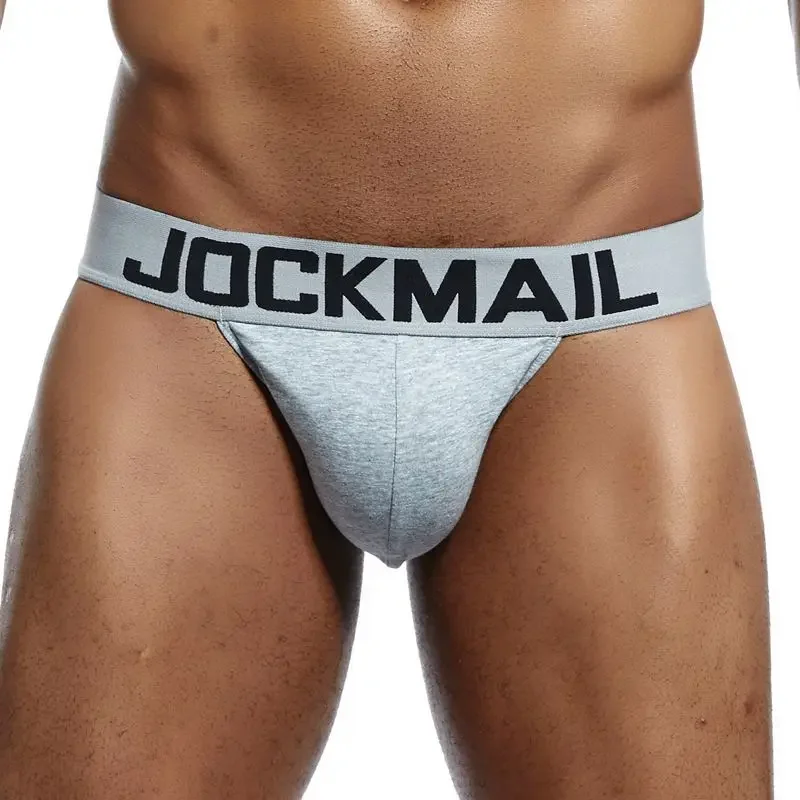 JOCKMAIL New Jocks Men tanga hombre Sexy Men Underwear Briefs Gay Penis Pouch Wonderjock Bikini Underwear Man Jockstrap thong