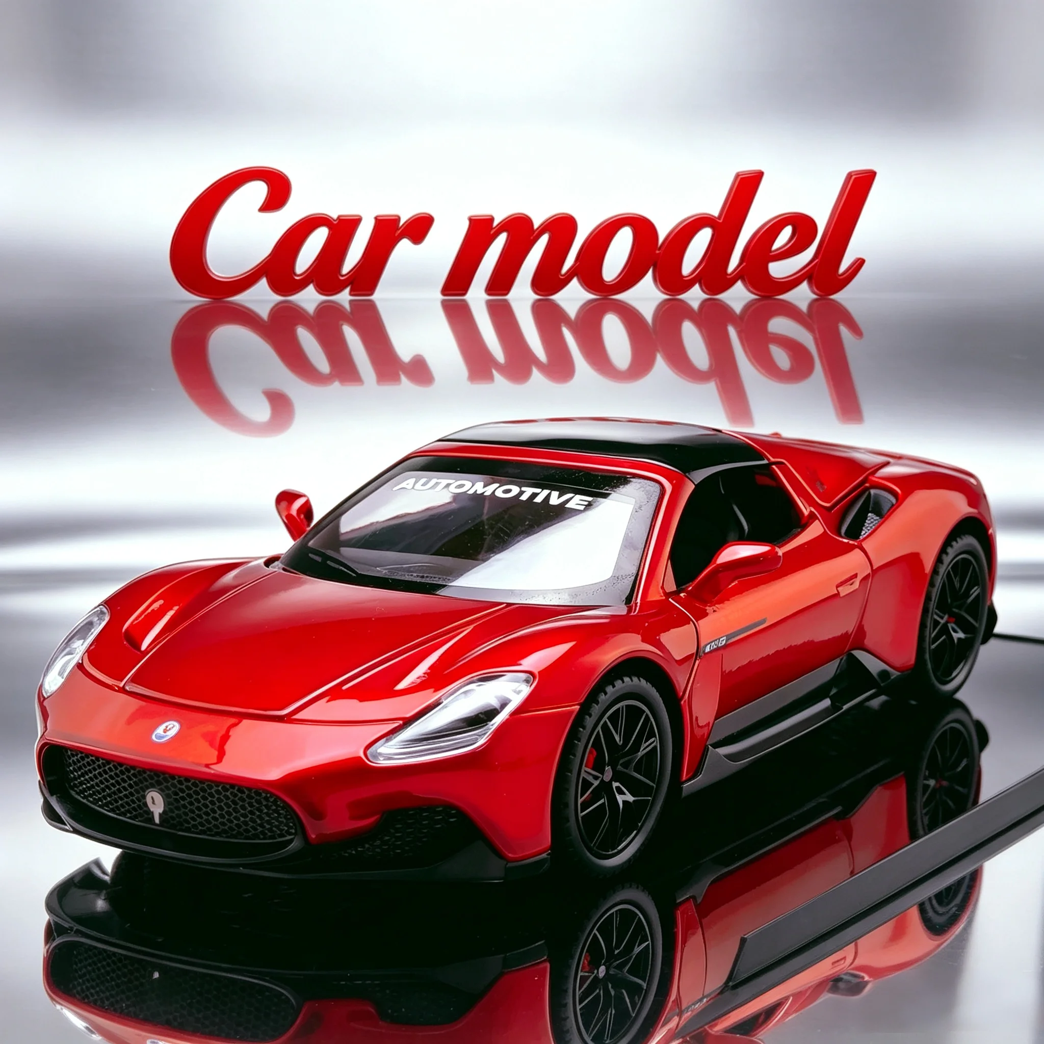 1/24 High-Grade Alloy Sports Car Model - Stylish Design, Exquisite Craftsmanship, Realistic Appearance Whether It's Home Decor or Not, It's Still a Part of the Home.