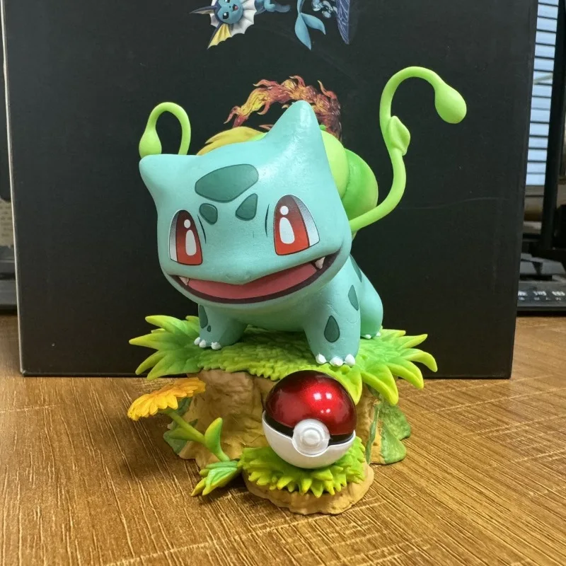 10 เซนติเมตร ‌ ฟิกเกอร์บูลบาซอร์ ‌ ฟิกเกอร์อนิเมะโปเกมอน ของสะสมพีวีซี ตกแต่งโต๊ะทำงาน ของขวัญที่ดีที่สุดสำหรับเด็ก