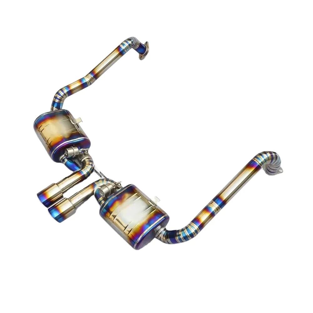 High Durability Exhaust Pipe for 2016-2023 718 Boxster/2.0T Titanium Alloy Valve Catback Exhaust Modification