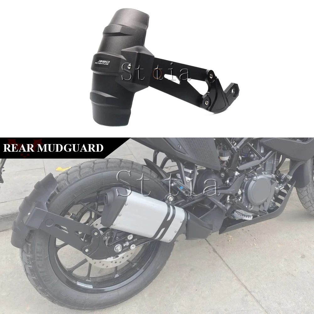 

390 ADV Motorcycle Rear Fender Mudguard Wheel Hugger Splash Guard CNC Bracket For 390 ADVENTURE 390ADV 2020 2021 2022 2023