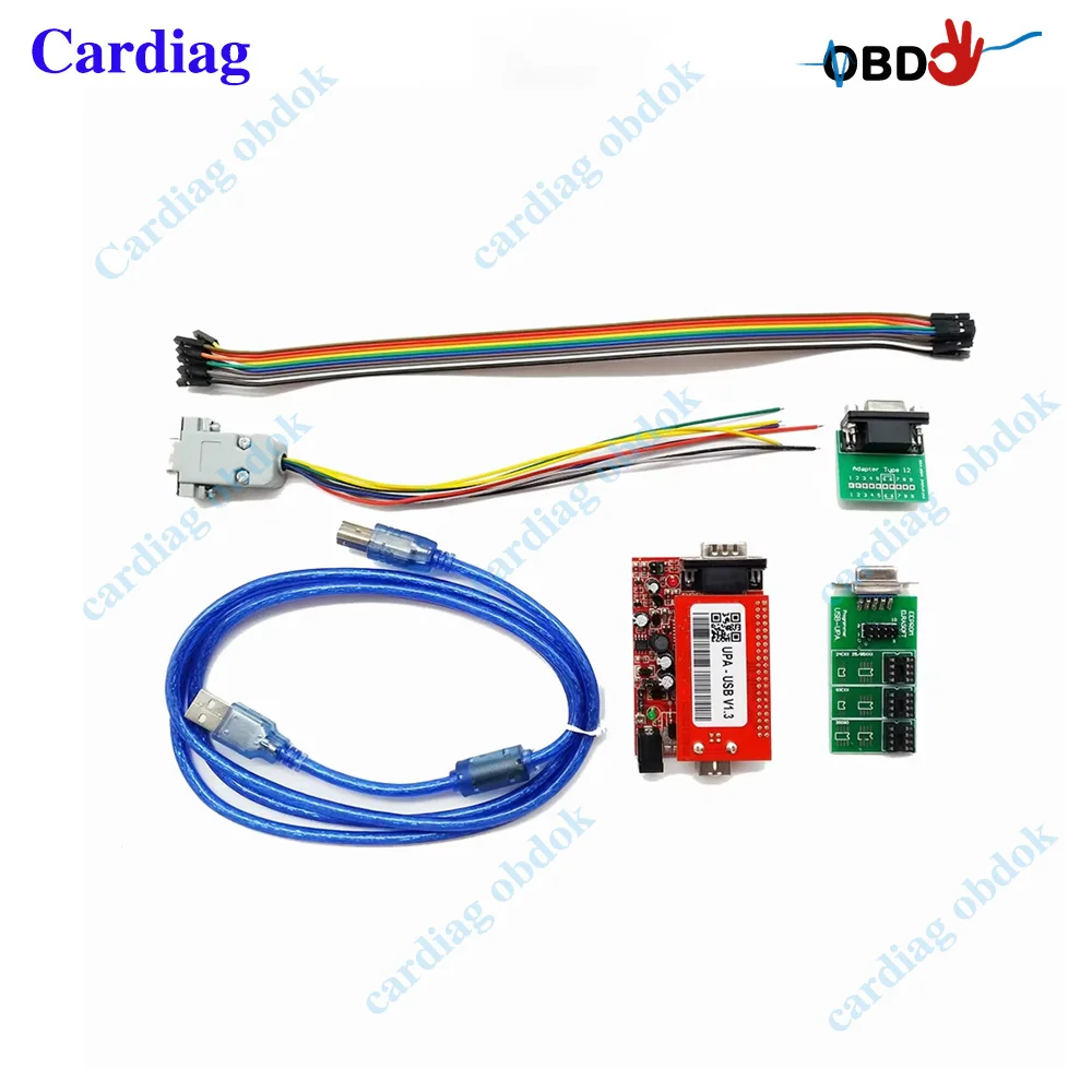 

UPA USB V1.3 Programmer With Full Set Adapter UPA Main Board And Eeprom Connector Cable Tools