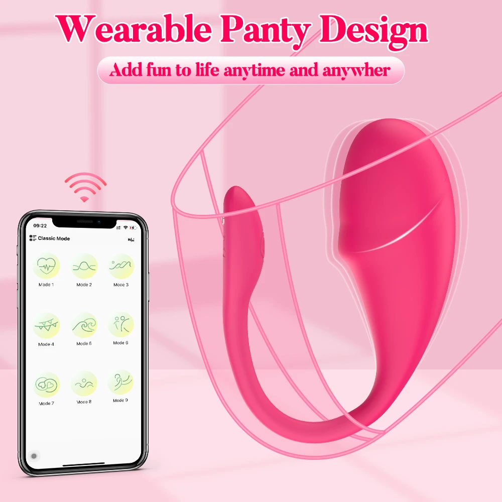 Wireless Bluetooth App Controlled Vibrating Egg Panties G Spot Clitoris Stimulator Dildo Vagina Massager Sex Toy for Women view 3