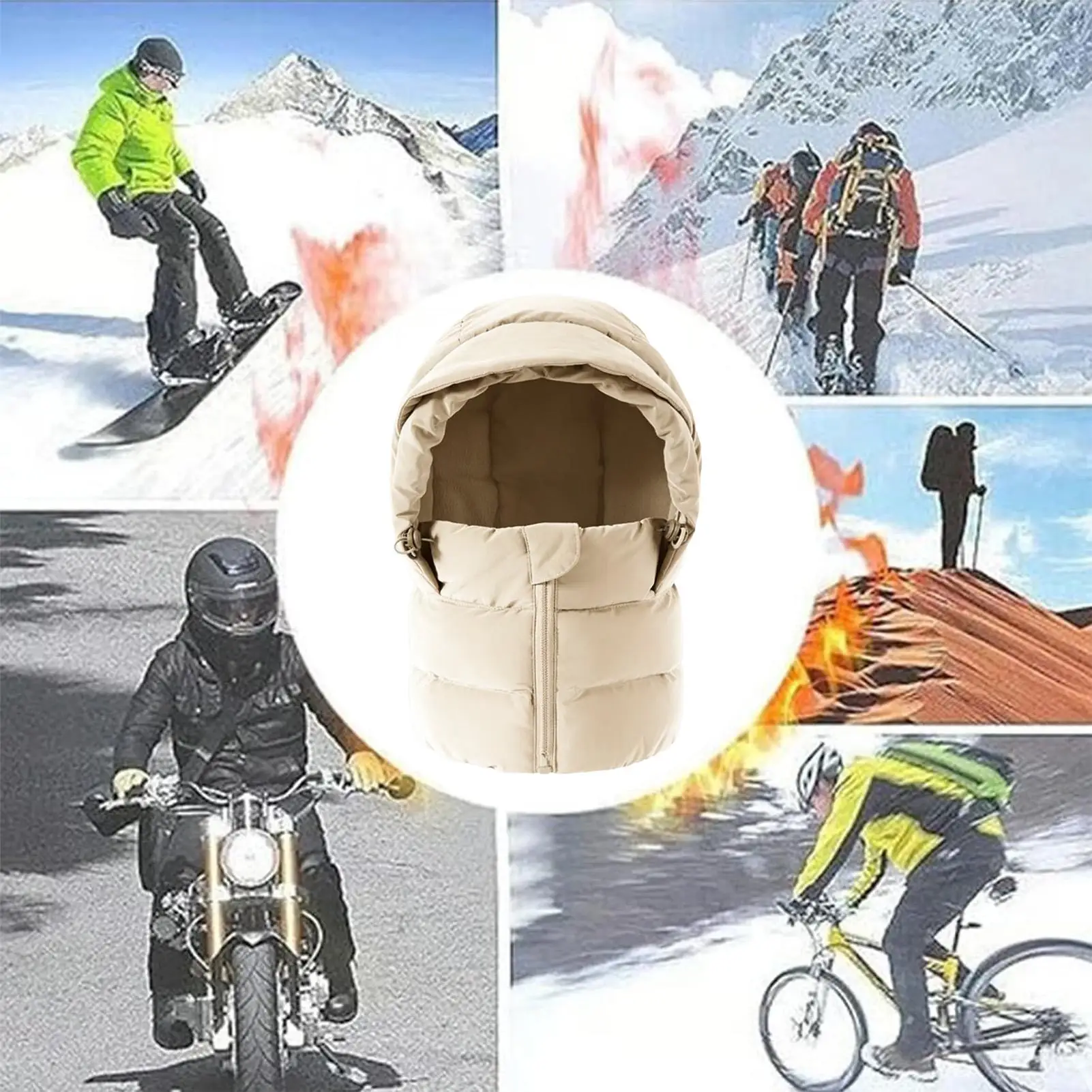 

Face Masque Hat Windproof Neck Warmer Winter Skiing Masques For Men Women Cold Weather Skiing Snowboarding Cycling Hiking