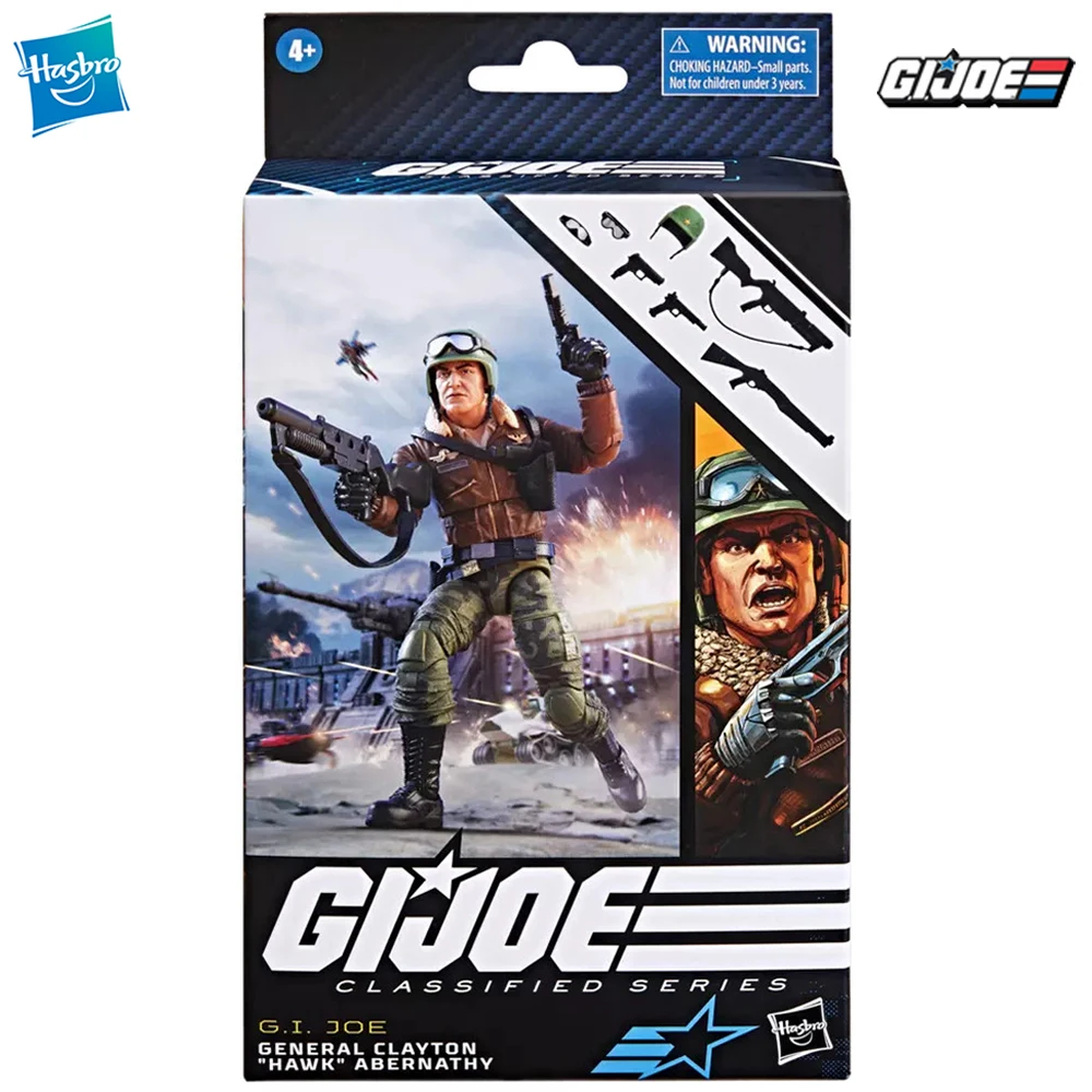 [Special-Offer] Hasbro G.I. Joe Classified Series General Hawk (Clayton Abernathy) 15cm Anime Action Figure Soldier Model Toys