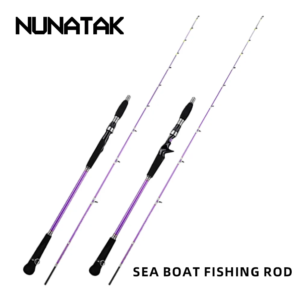 

NUNATAK NEW High Carbon Boat Fishing Rod Sea Fishing Rods All FuJi Rings Super Hard Jigging Rod Ocean Boat Fishing Rod Squid Rod