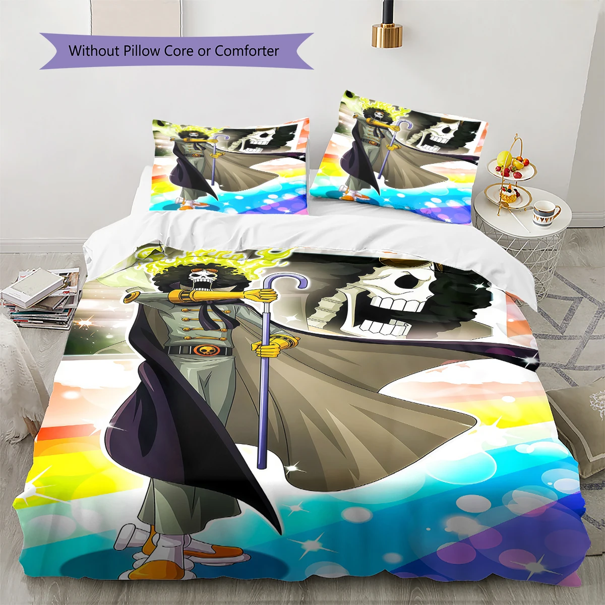 One Piece Sanji Duvet Cover Soft Cozy, Kids Bedding Gift Set, Size Different Sizes -HE109