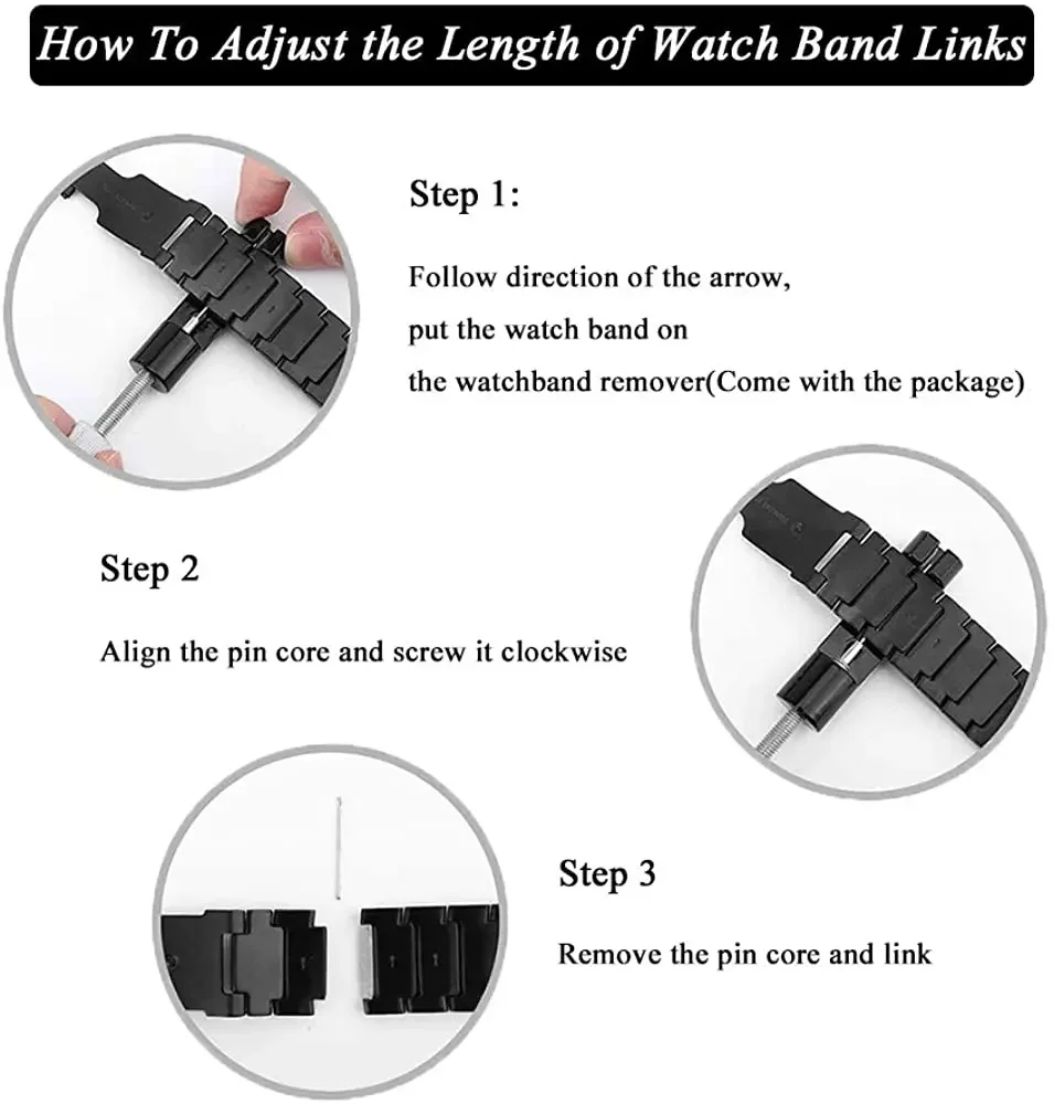 Cinturino in metallo da 22mm 20mm per Samsung Galaxy Watch 3/4/5/6 Huawei Watch 3/4/GT2 fibbia a farfalla in acciaio inossidabile per Amazfit GTR/GRS