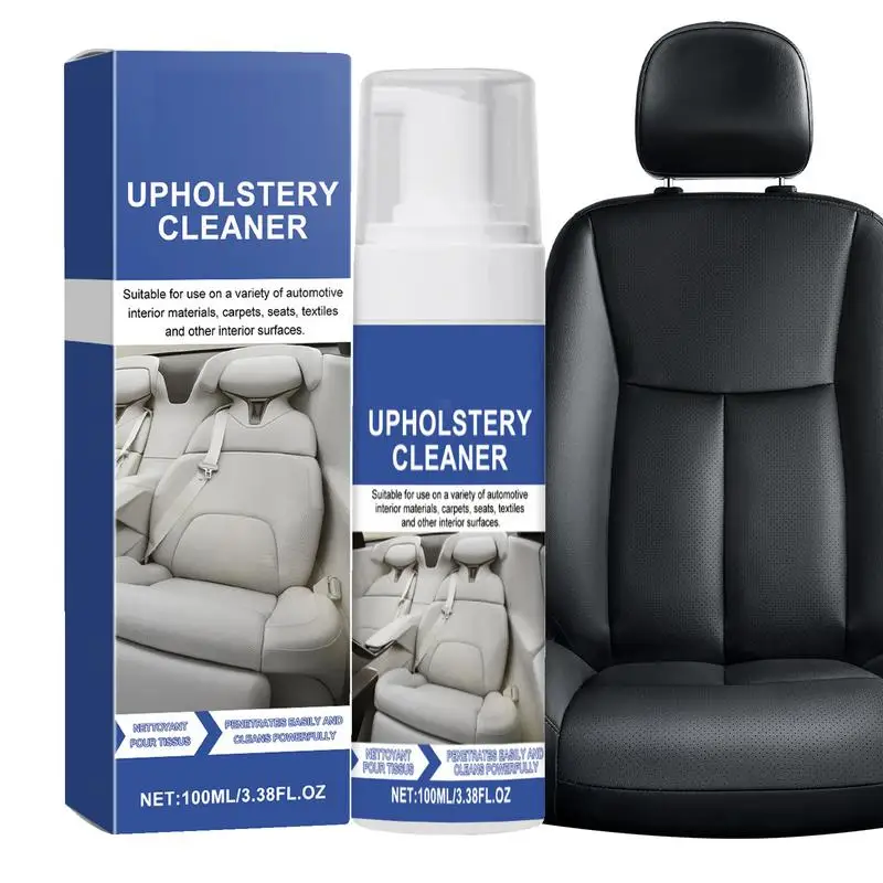 

Car Seats Upholstery Cleaner 100ml Upholstery Seat Cleaner Car Stain Remover Leather Effective Car Cleaner Multipurpose Fast