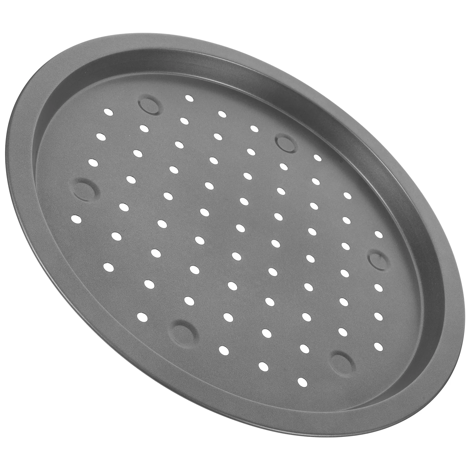 

Carbon Steel Pizza Baking Pan With Holes Nonstick Pizza Pan For Oven Large Metal Baking Tray Savory Baking Western Restaurants