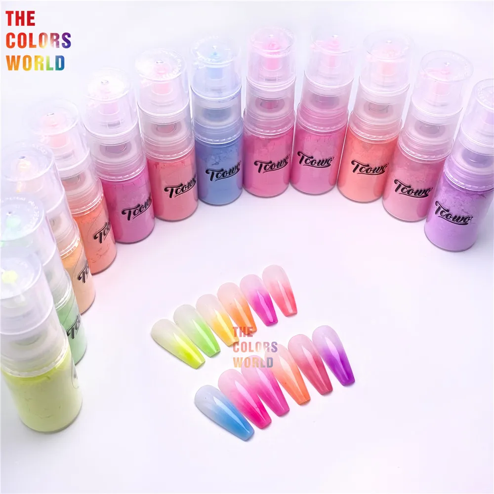 TCT-895 Pastel Neon Powder Gradient Ombre Spray Bottle Hair Body Glitter Spray lady glitter sparkles for Prom Parties And Events