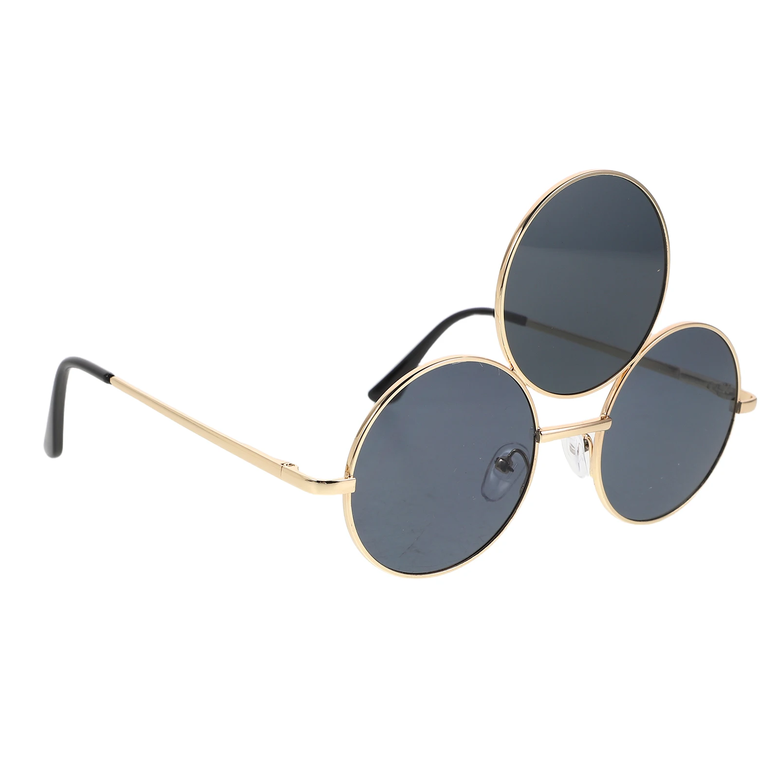 

Glasses Funny Sunglasses Cosplay Metal Silly for Adults Black Fashion Funky Man