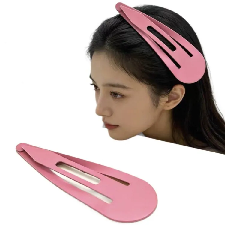 Korean 2026 Popular Giant Hairpins Oversized Teardrop BB Hairclip Elegant Bangs Fixing Clip Sweet Hair Ornaments Girls Bag Charm
