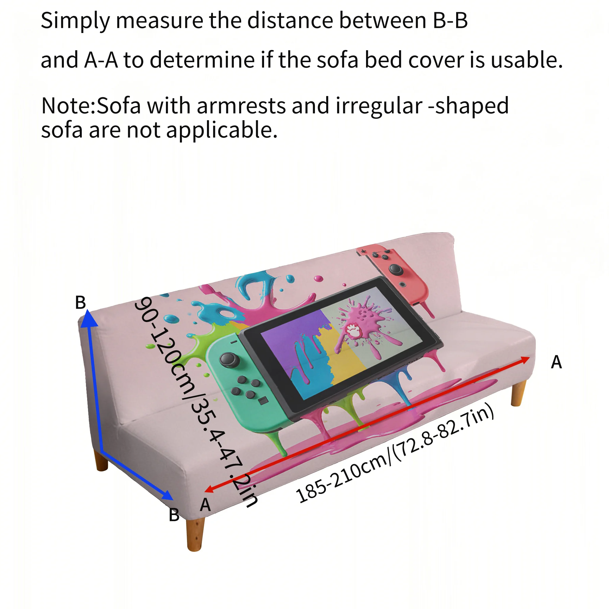 Dopamine game console elastic sofa cover, living room sofa cover, dustproof washable sofa cover