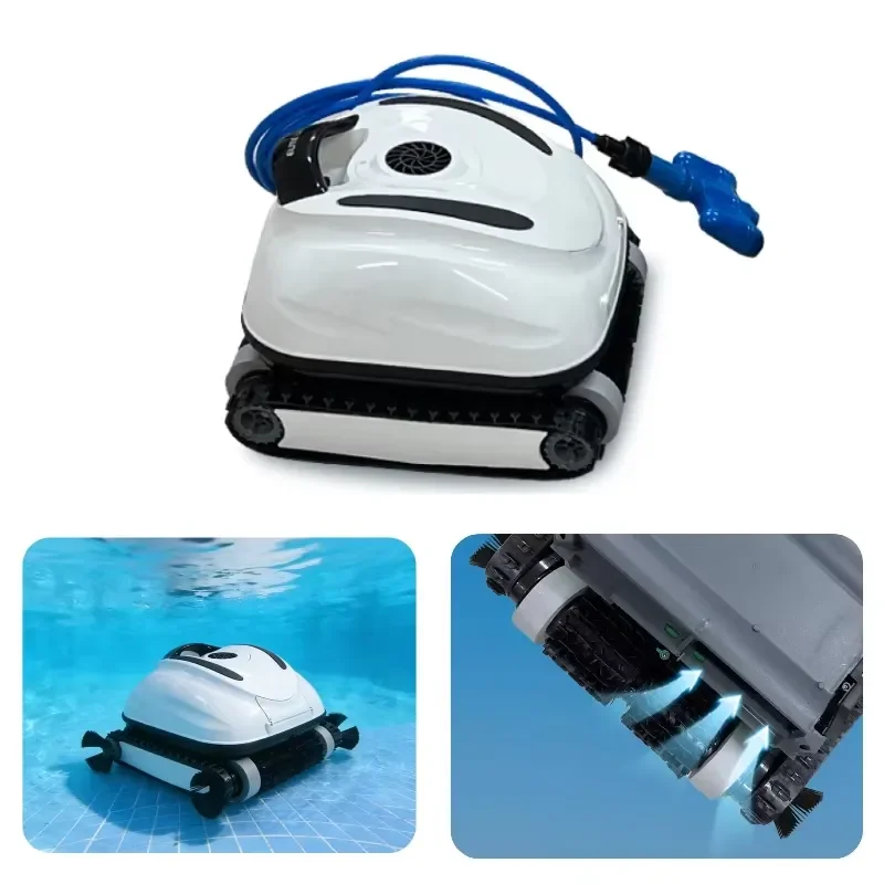 STROVAN Strong Suction Corded Cleaning Robot Pool Vacuum Cleaner for Swimming Pool Outdoor Use