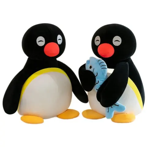 น่ารัก Penguin Plush ของเล่นการ์ตูนสร้างสรรค์อะนิเมะ Plushie ตุ๊กตาตุ๊กตาของขวัญวันเกิดสําหรับผู้หญิง Kawaii ปลากอด Penguin ตุ๊กตา