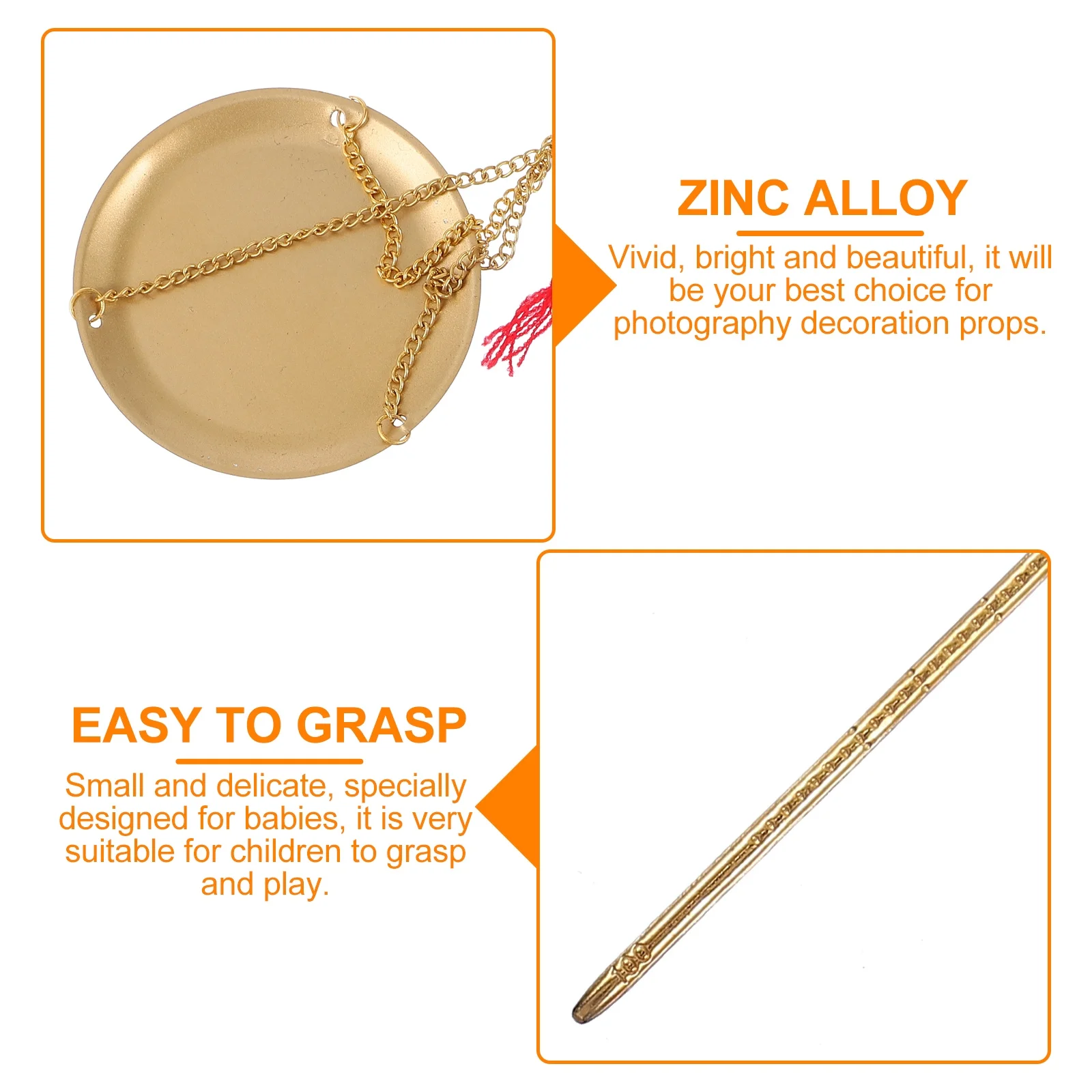 

1Pcs Baby Birthday Grab Scale Traditional Chinese Medicine Gram Scale Creative Decoration Props for Toddler Training Fun