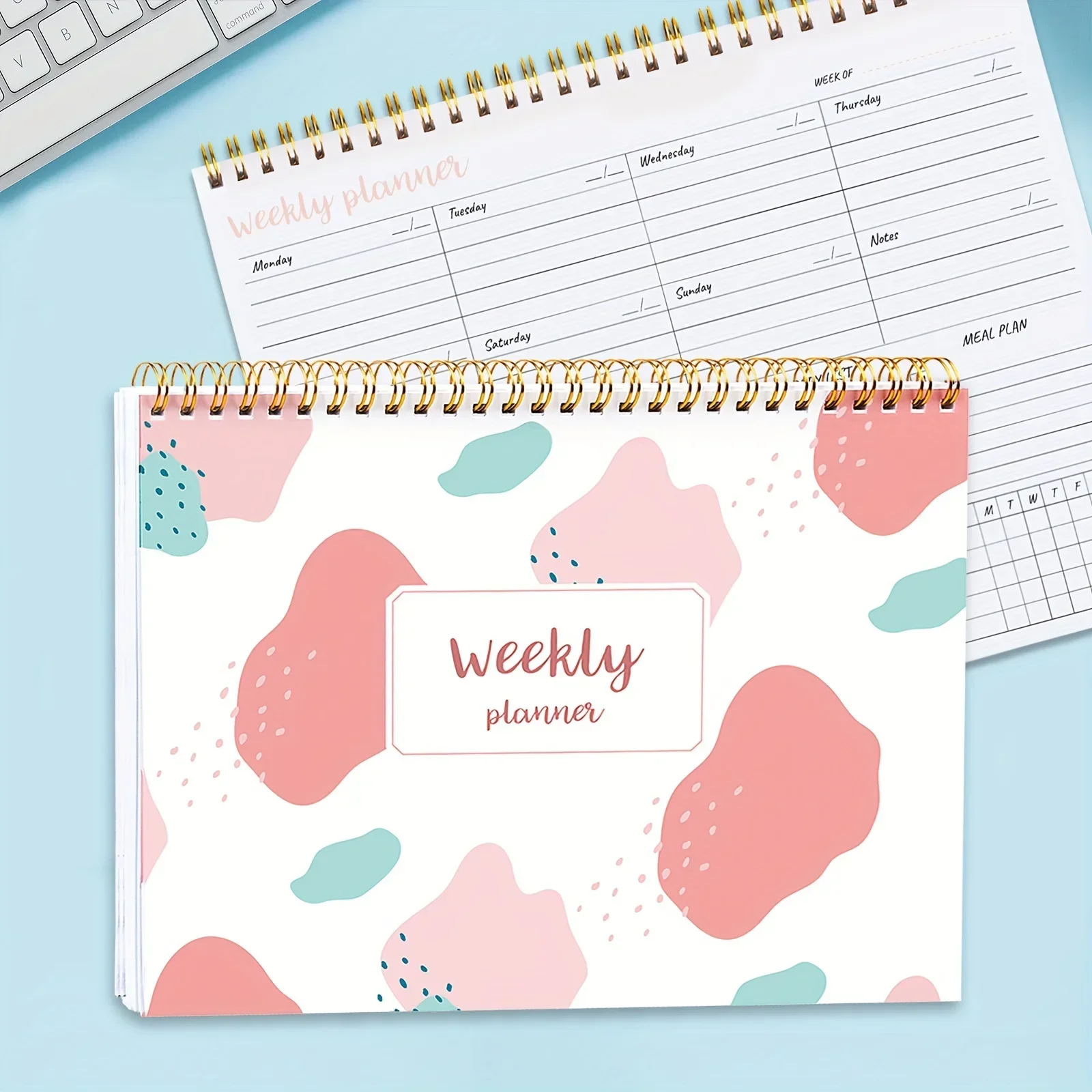 Weekly Planner Notepad - Daily Weekly Agenda 52 Sheets Notepad Organizer With Space Daily Schedule Meal Plan And Habit Tracker