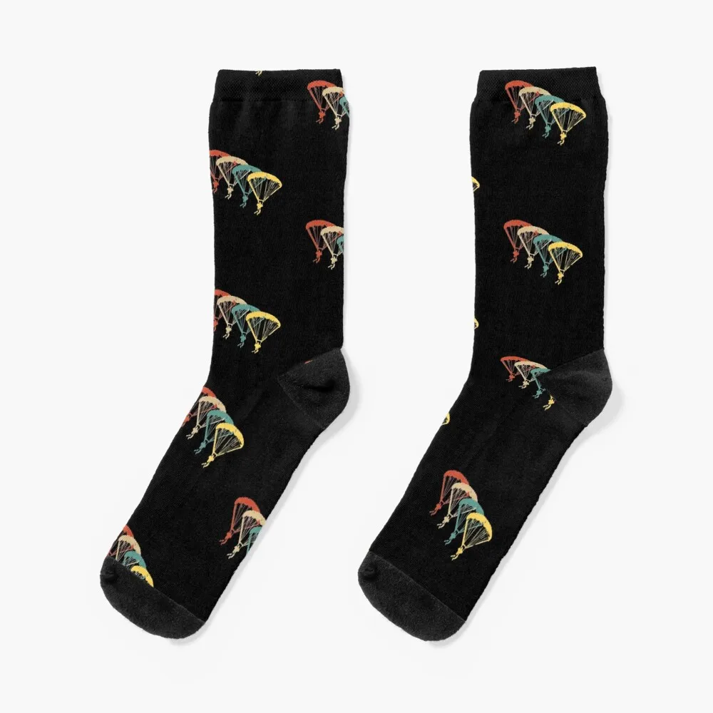 

Retro Skydiving Parachute Socks men cotton high quality custom Men's Socks Luxury Women's