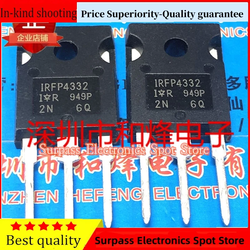 5PCS-10PCS IRFP4332  TO-247 MOS 250V 120A Best Quality Guarantee  Quick Delivery Fast Shipping