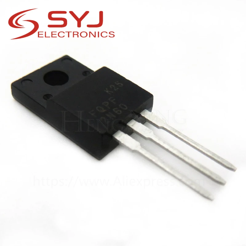 10pcs/lot FQPF2N60C TO-220f 2N60C 2N60 TO220 FQPF2N60 TO-220 new MOS FET transistor In Stock