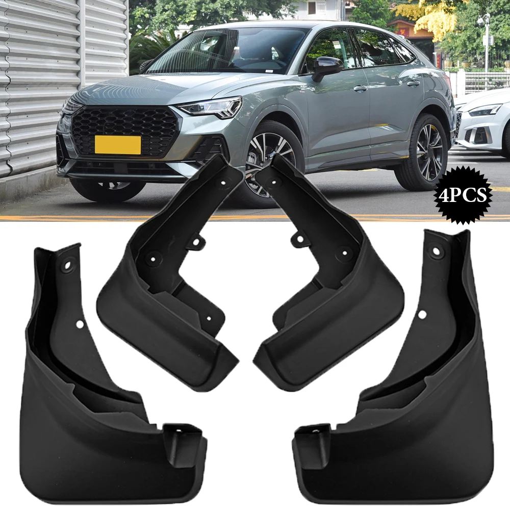 

New-styling For Audi Q3 Sport 2019 2020 2021 2022 2023 Mud Guards Front Rear Wheels Splash Guards SUV Fender Flaps 4PCS