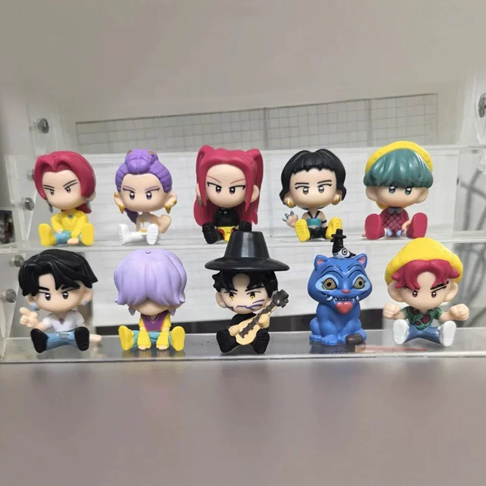 10pcs/Set K/pop Demon Hunters Figure Toy Cartoon Rumi/Mira/Zoey Action Figure PVC Desktop Decoration Model Doll Toy Fans Gift