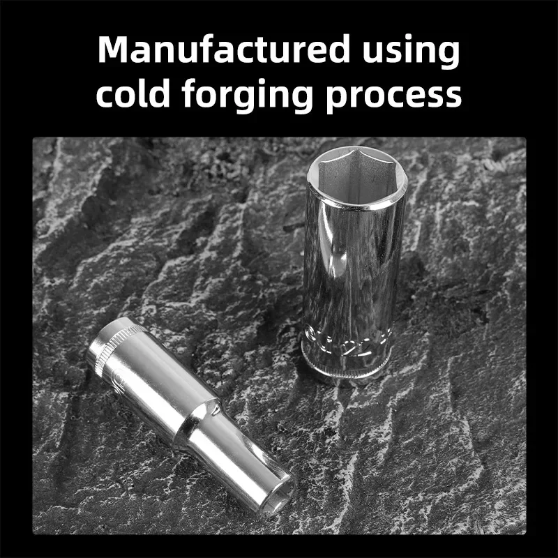 Deli 1 Pcs 1/2'' Inch Drive Hexagon Socket Wrench Bolt Remove Hand Tool Multifunction Car Auto Repair Tools Ratchet Allen Head