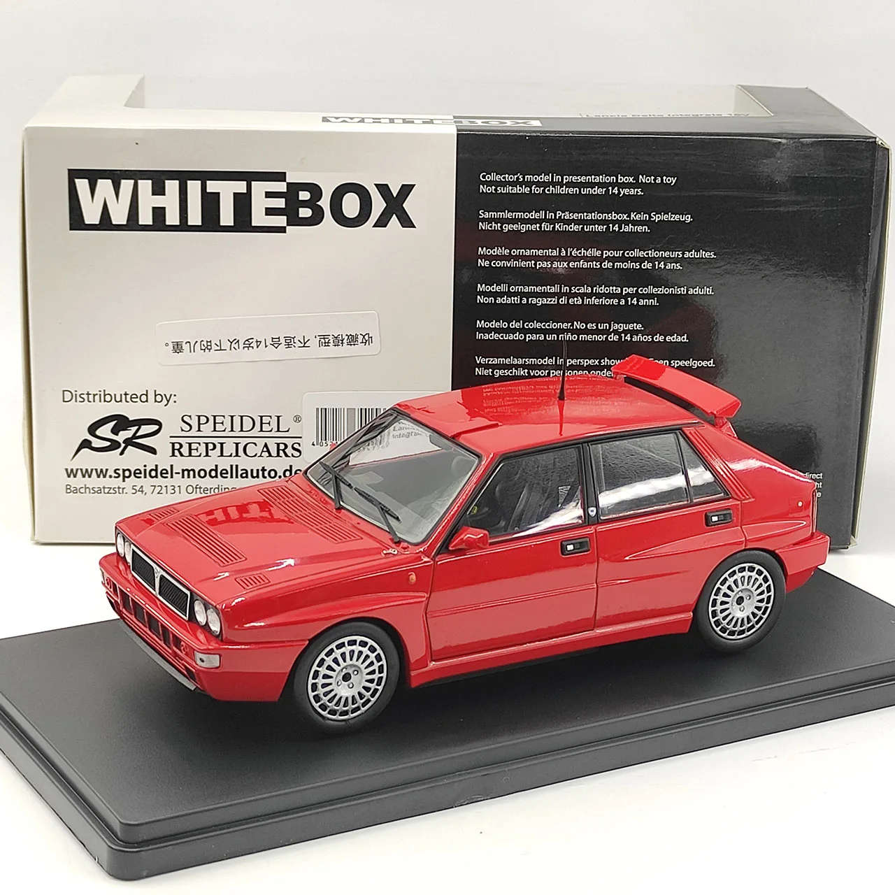Diecast WHITEBOX 1:24 Scale Lancia Delta Integrale 16V Alloy Car Model Collectible Toy Gift Souvenir Display Ornament