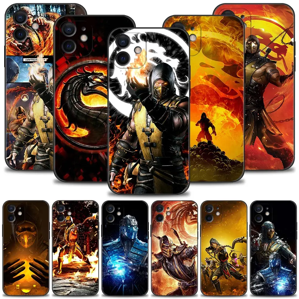 Case For iPhone 15 14 13 12 11 Pro Max 13 12 Mini XS Max XR X 7 8 Plus Cover Shell Mortal Kombat Legends Scorpion's Revenge