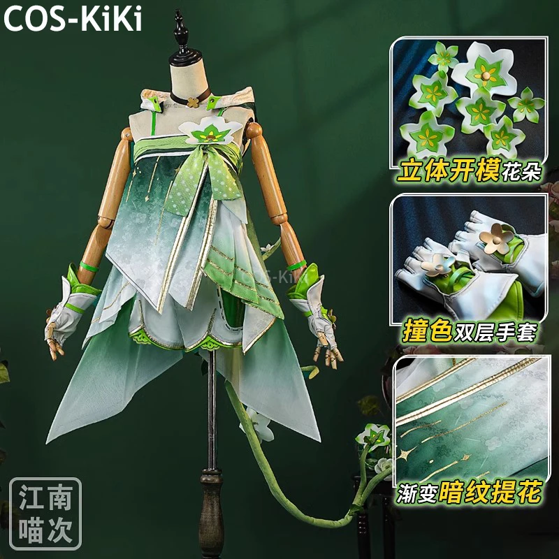 

COS-KiKi Wuthering Waves Verina Game Suit Elegant Lovely Lolita Uniform Cosplay Costume Halloween Party Role Play Outfit Women