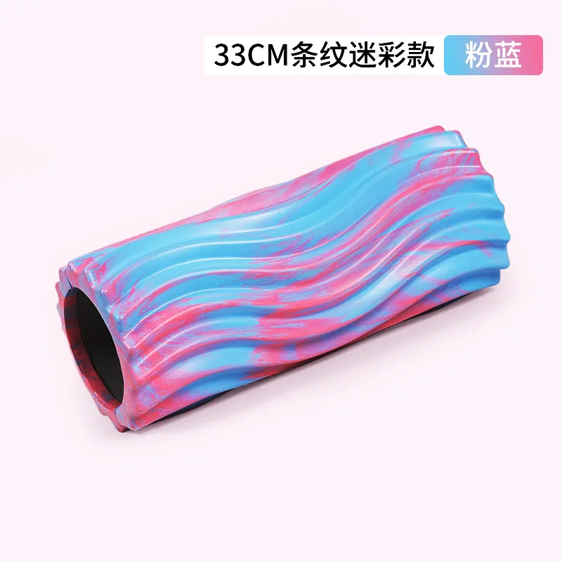 Yoga Supplies Eva Camouflage Mace Foam Shaft Portable Fitness Equipment Muscle Relaxer Hollow Massage Roller Yoga Post