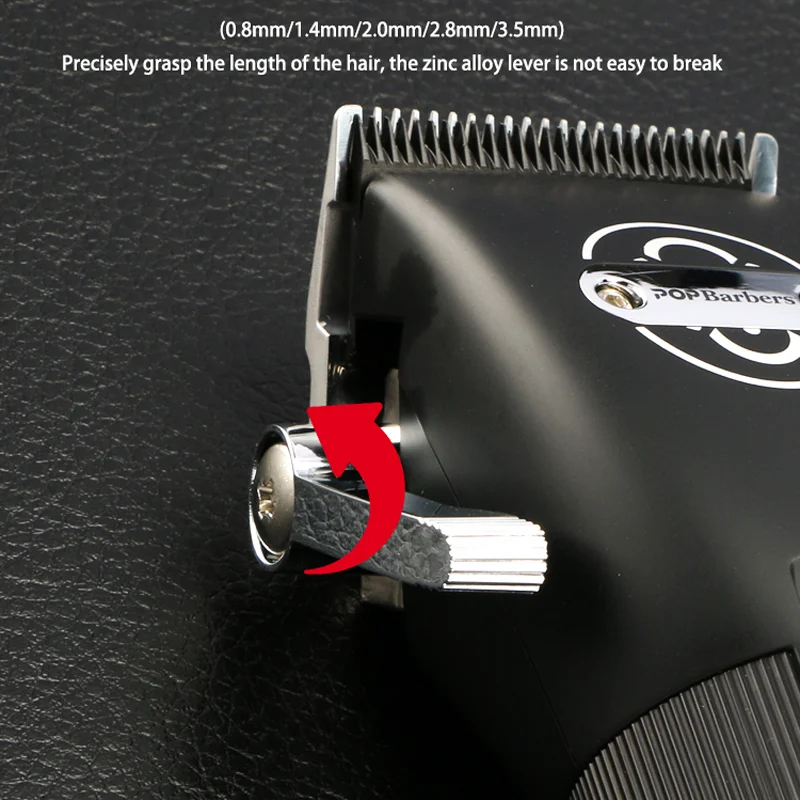 POP Barbers Gold P800 Professional Hair Clipper Black P800F Gradient Push Clipper Hair Stylist Hair Salon Exclusive Hair Clipper