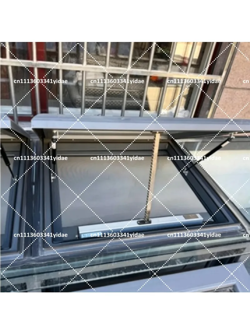 Aluminum Alloy Skylight Roof Sloping Flat Roof Cover, Sun Room Lighting Well for Attic Basement Staircase Customizable
