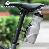 ROCKBROS-soporte para botella de agua de bicicleta doble, aleación de aluminio, adaptador, convertidor de jaula, soporte para hervidor de agua para bicicleta de montaña y carretera