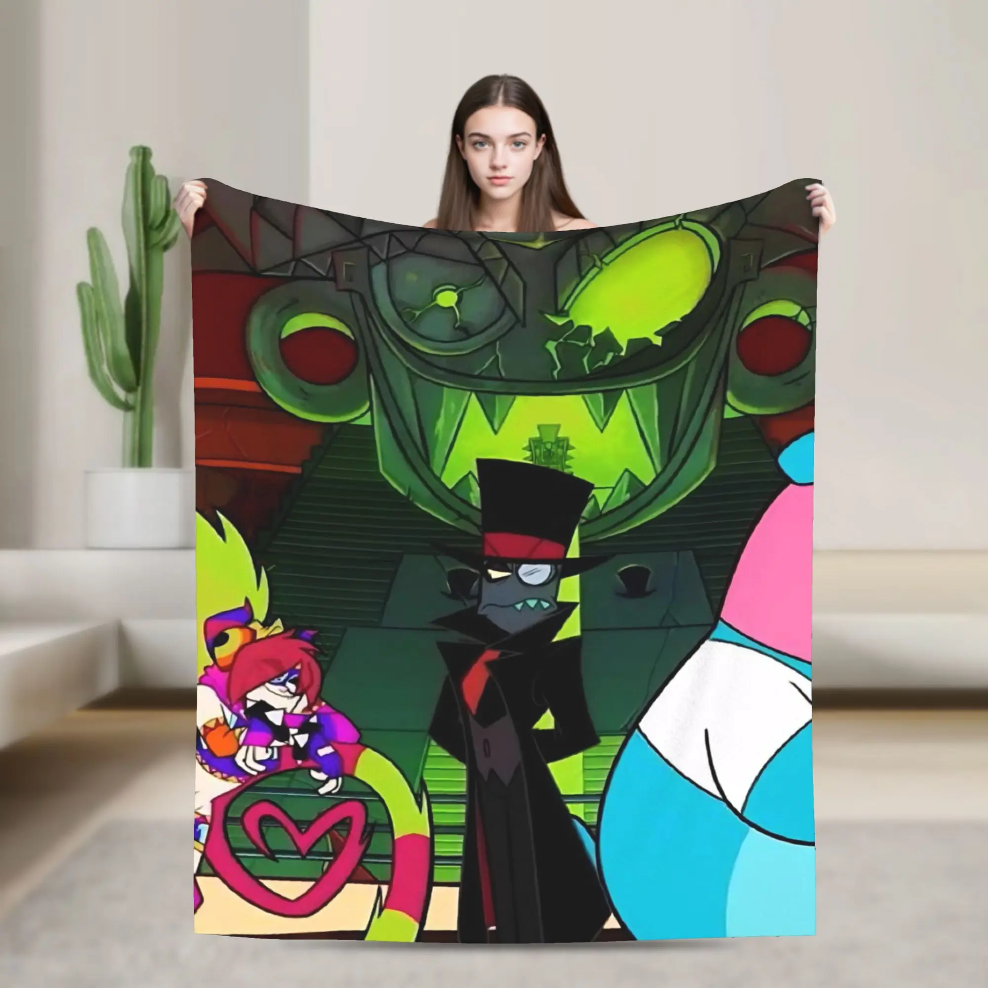 Villainous Comdy Throw Blanket for Couch  Soft Cozy Plush Blanket 50x60 Inch Multi-size Bedspread for All Seasons