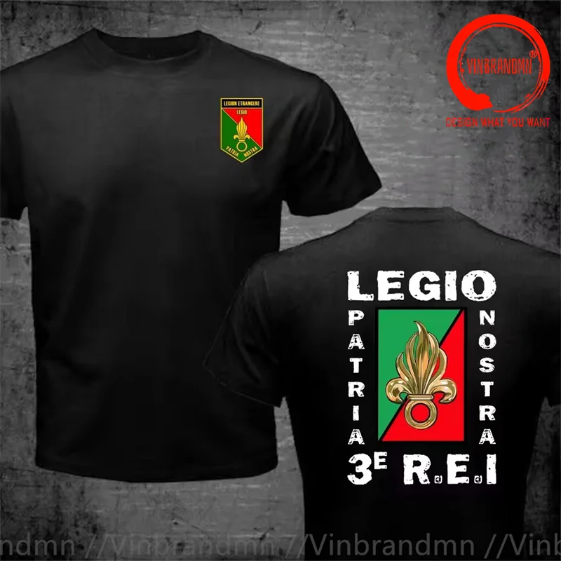 French Foreign Legion LEGIO PATRIA NOSTRA 3ME R.E.I.T Shirt Men Fashion Trendy Casual Clothing Stylish Tops Leisure Tee Shirt