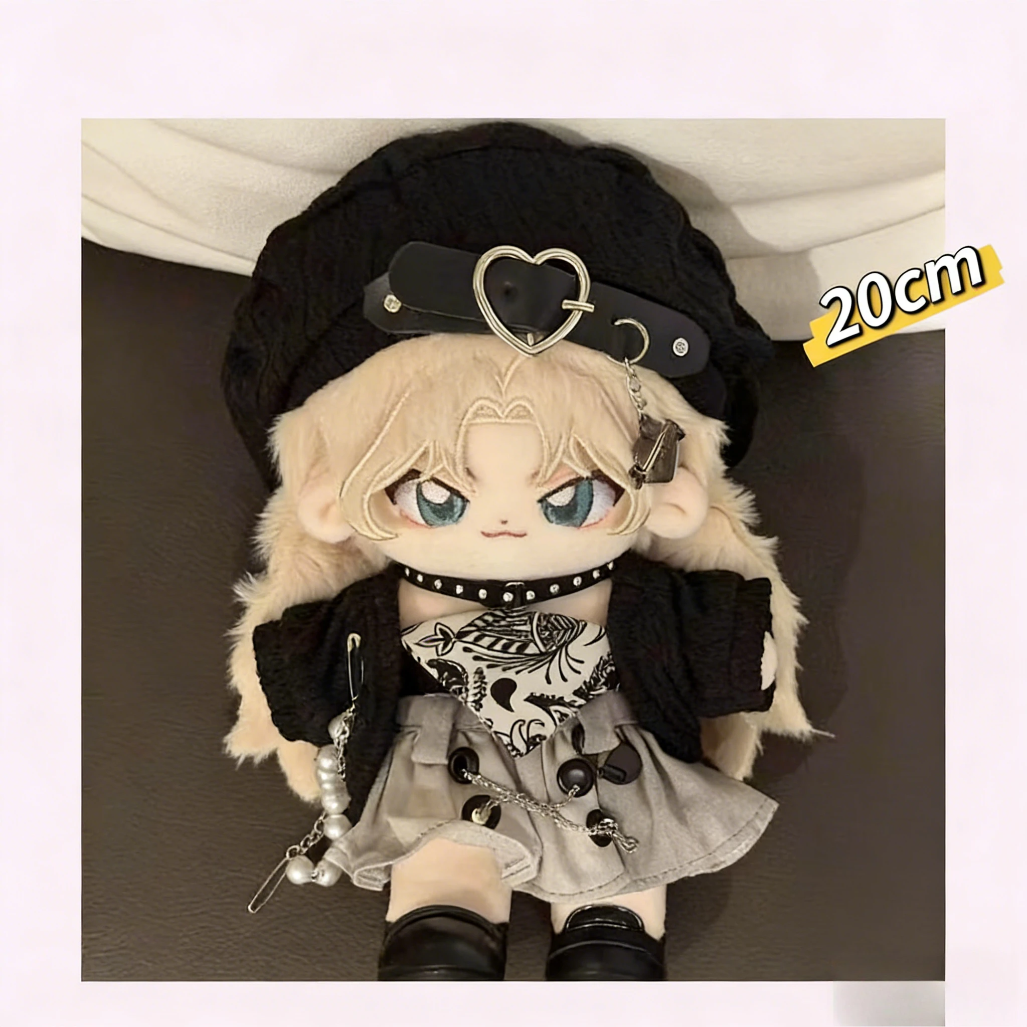 

20cm Detective Conan Vermouth Plush Cute Kawaii Stuffed Doll Anime Figure Pillow Cosplay Birthday Gift