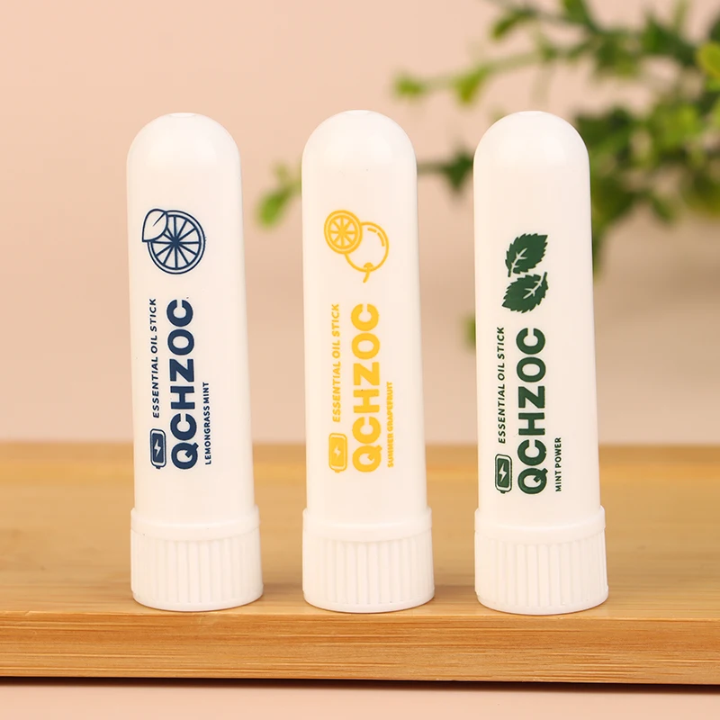 Penghirup Hidung Aromaterapi Penghirup Hidung Stok Energi Meningkatkan Fokus Meningkatkan Pernapasan Pereda Hidung Tersumbat Pendinginan Portabel