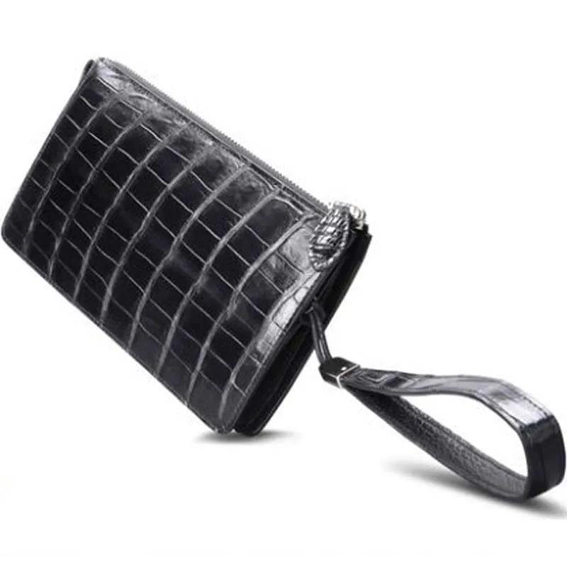 KEXIMA Cestbeau new  crocodile leather men wallet new men clutch bag  men's hand bag multi-layered men clutch bag