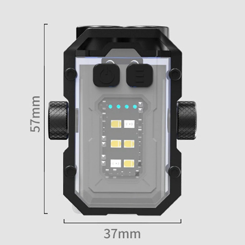 Mini Keychain Flashlight With Clip Outdoor Gear Flashligh With Gyroscopic Keychain And Cap Clip Flashlight