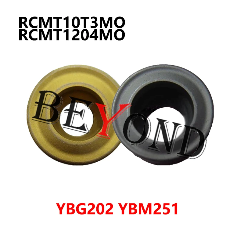 RCMT10T3MO YBG202 RCMT1204MO YBM251 100% Original Carbide Inserts RCMT 10T3 1204 RCMT10T3 RCMT1204 For Steel And Stainless