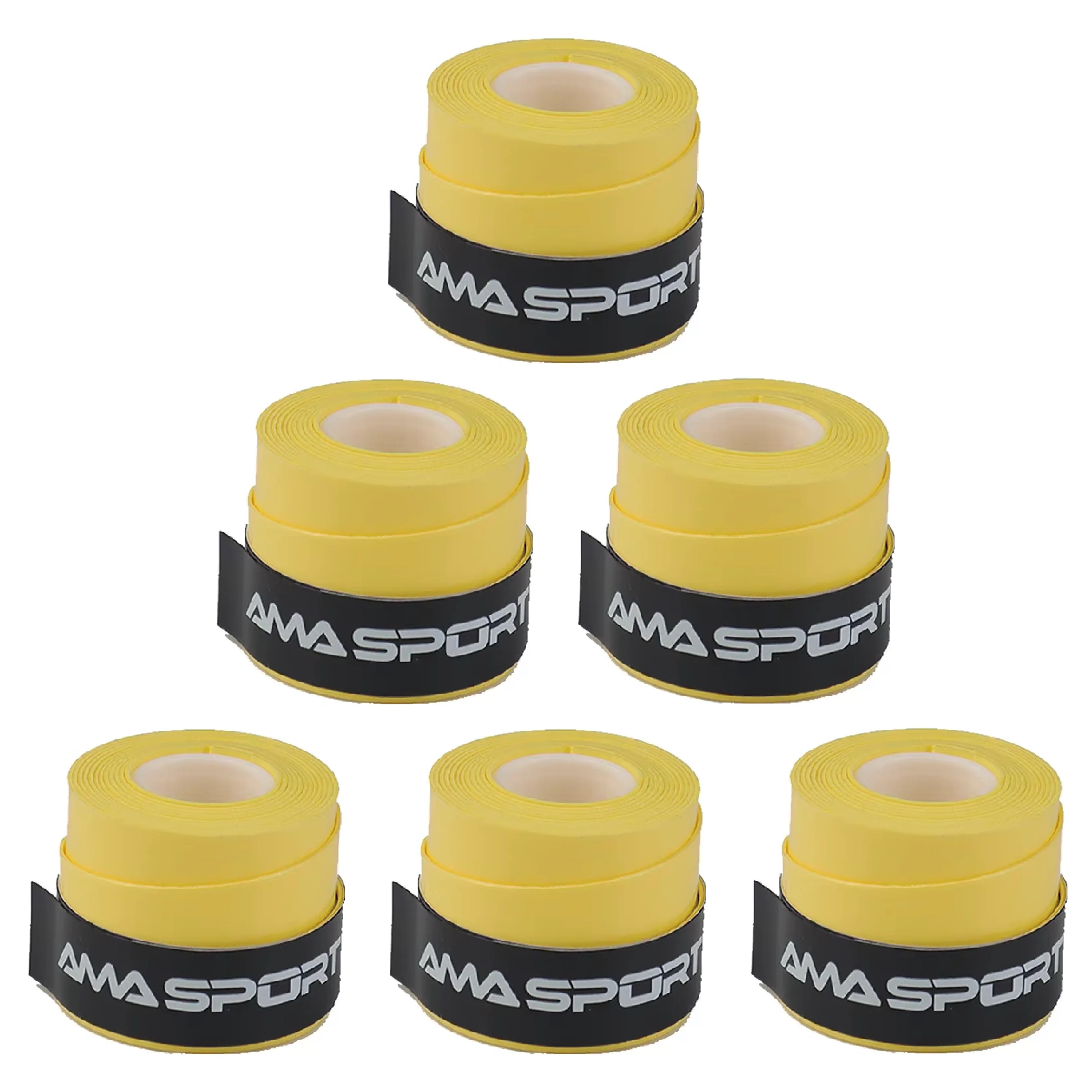 

6 Pcs AMASPORT Tennis Racket Grip Tape,Precut Tennis Grip Tape,Tennis Overgrips with Comfort for Anti Slip and Absorbent Grip