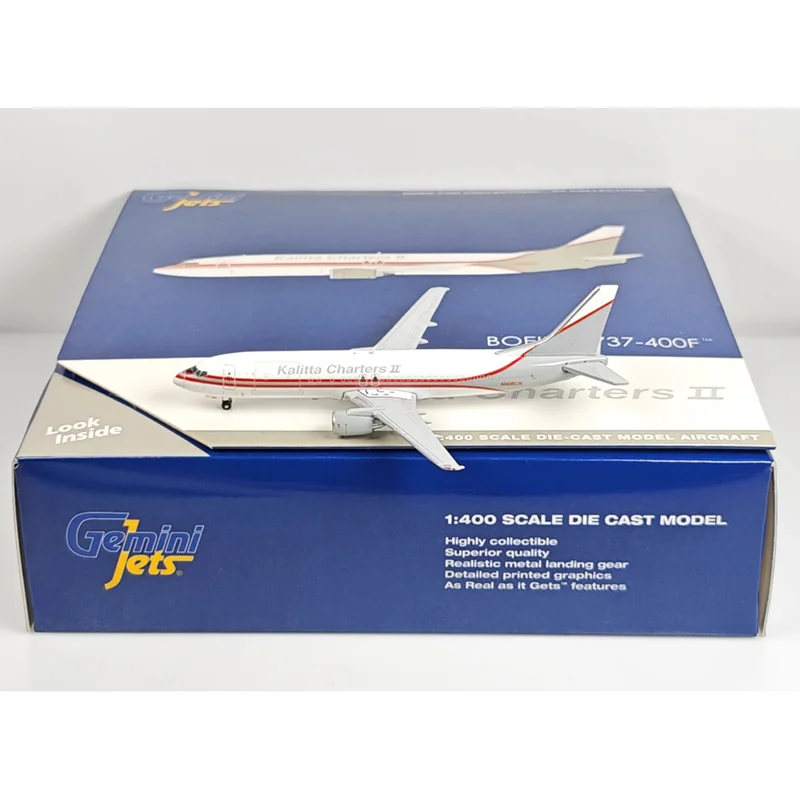 

GeminiJets Diecast 1/400 Scale GJKFS1958 Kalita Airlines B737-400SF N405CK Alloy Aircraft Model Collection Display