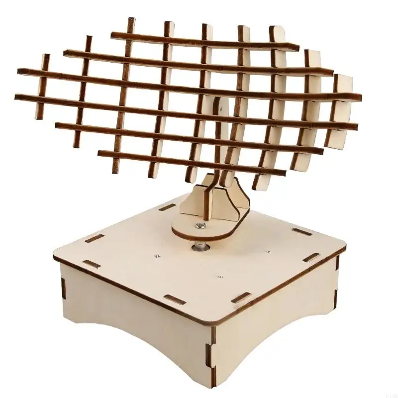 Holz-Battlefields-Radarstation-Luftfahrtmodellset für Physikunterricht und MINT-Lernaktivitäten F19E