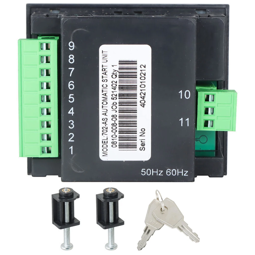Automatic Start Controller Auto Start Generator Panel Alternator Input 15V-227VAC Auto Start Generator Controller