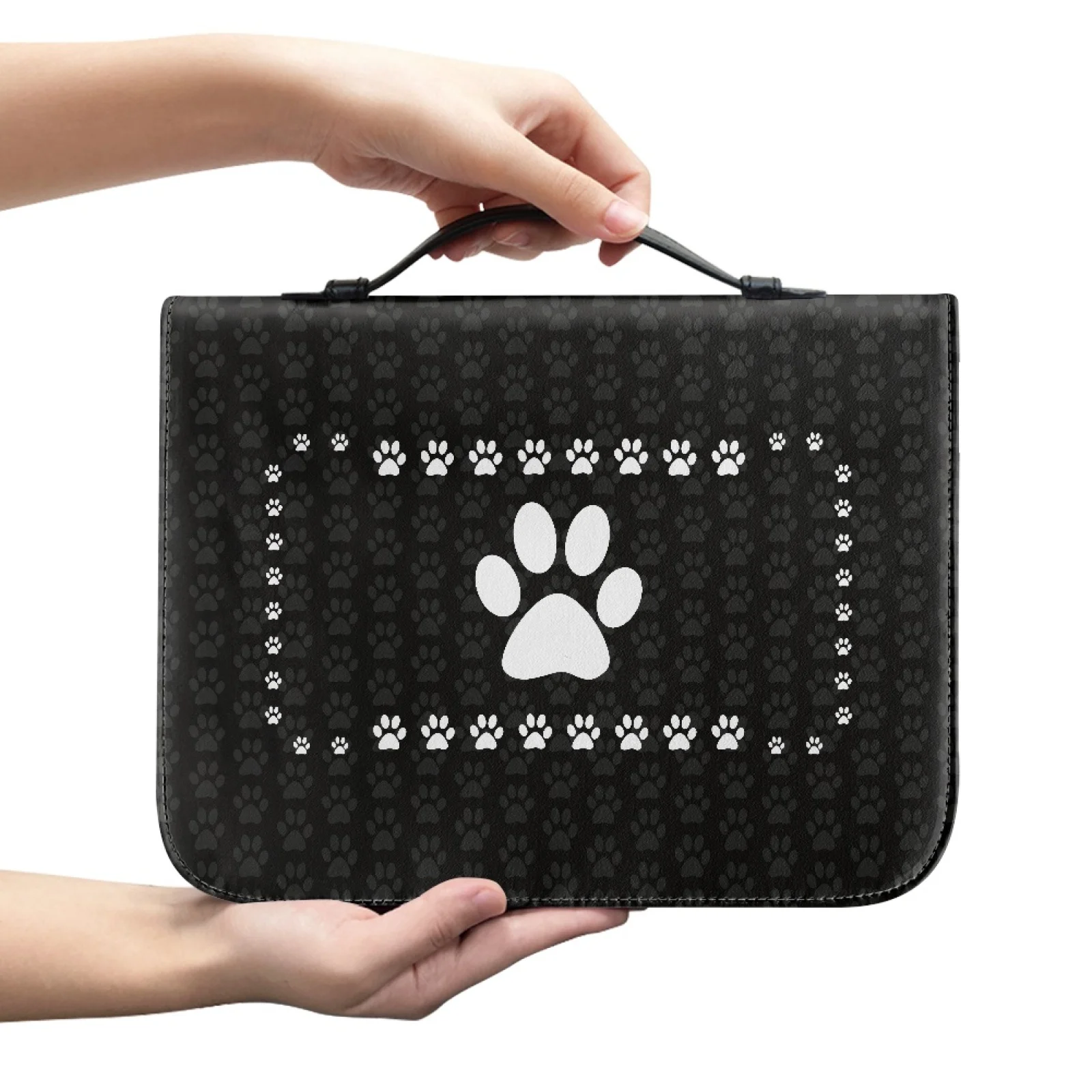 XIXIRIMIDO Paw Portable Bible Hand Bag for Bible Study PU Leather Bible Covers New Trend